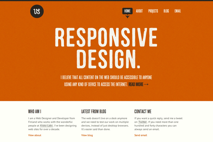 Viljami Salminen website preview